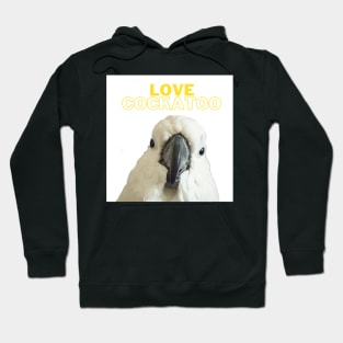 love cockatoo parrot lover quote Hoodie